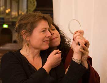 Voor het optreden - fotografie www.villa-a.nl